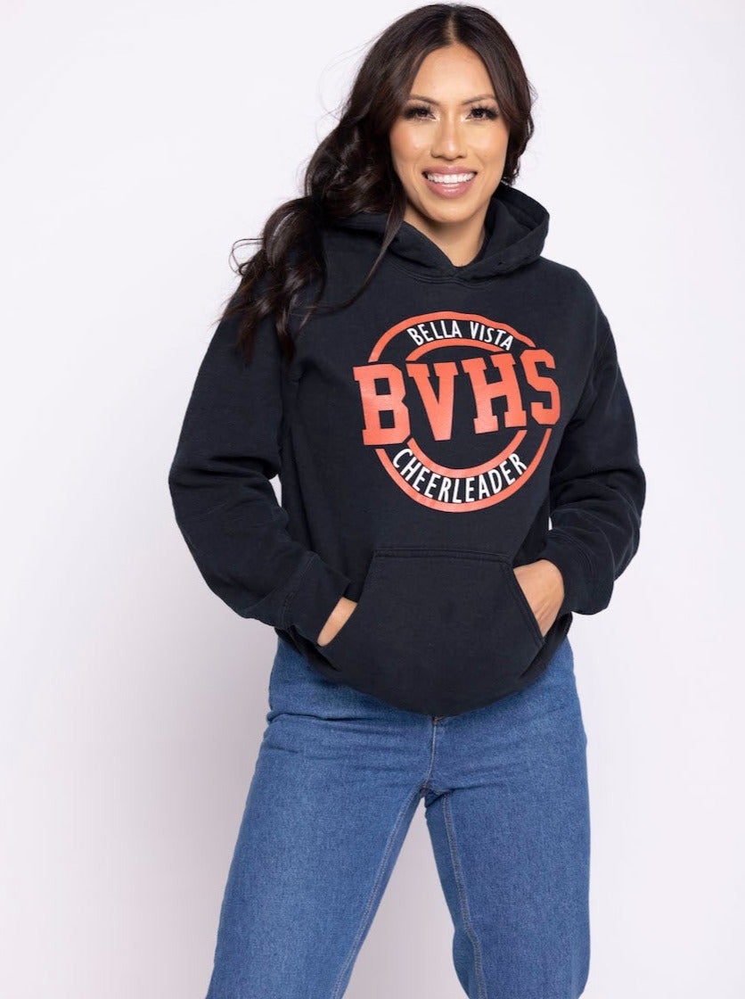 PRINTED "CHEERLEADER" HOODIE